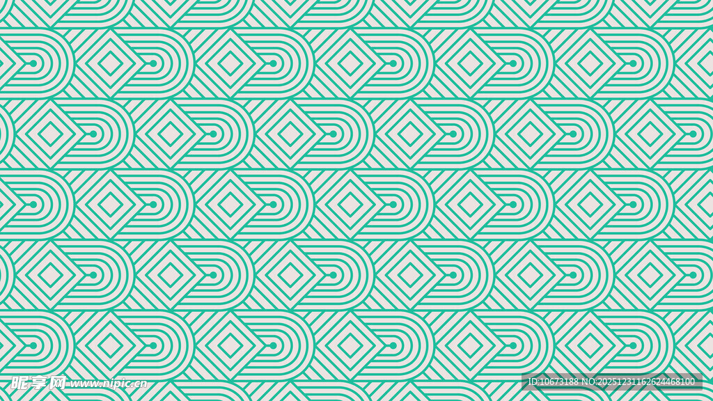淡绿色几何图案背景