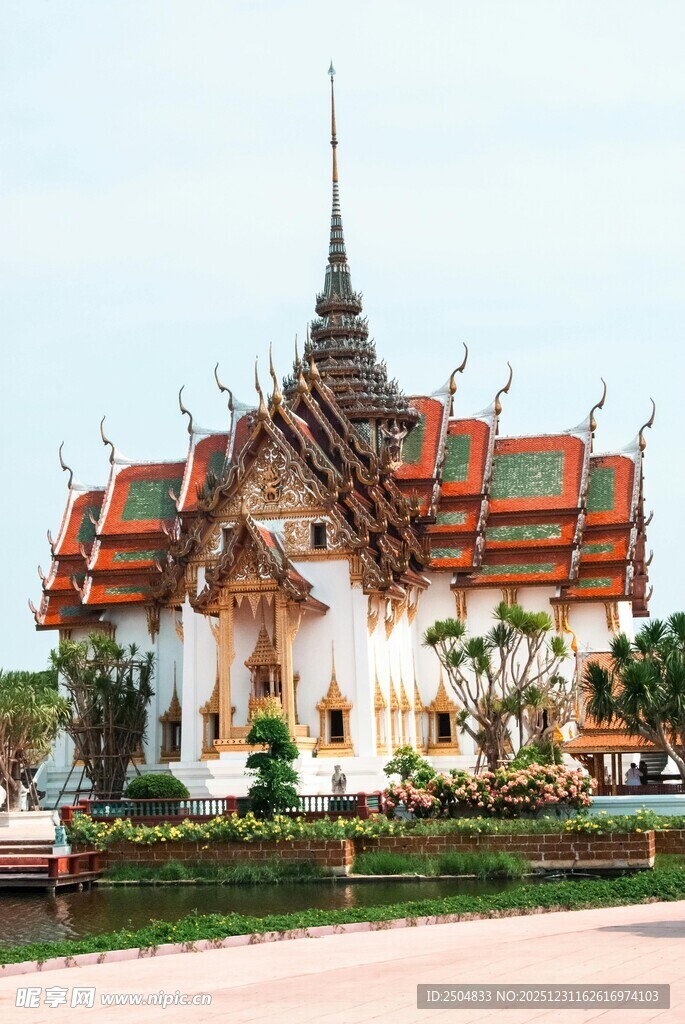 泰国传统风格寺庙建筑
