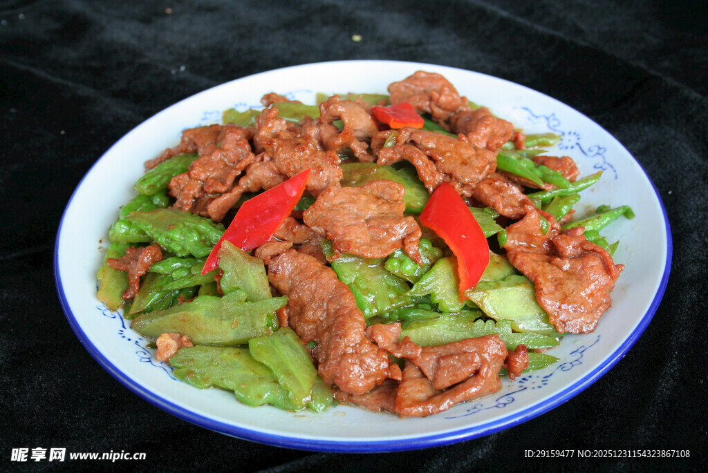 青椒炒肉片