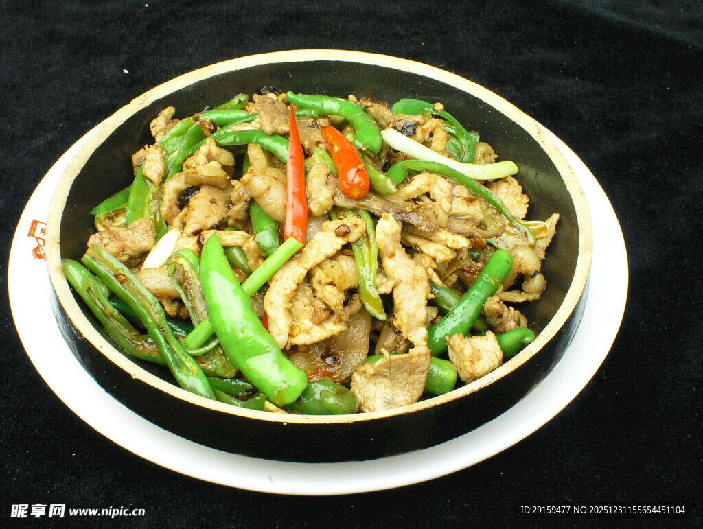 青椒炒肉丝