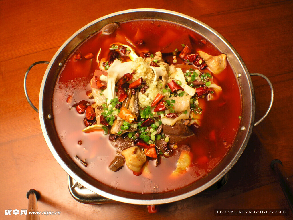 麻辣鲜香的美味火锅