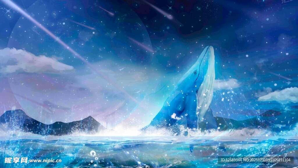 梦幻冰雪星空奇幻景观