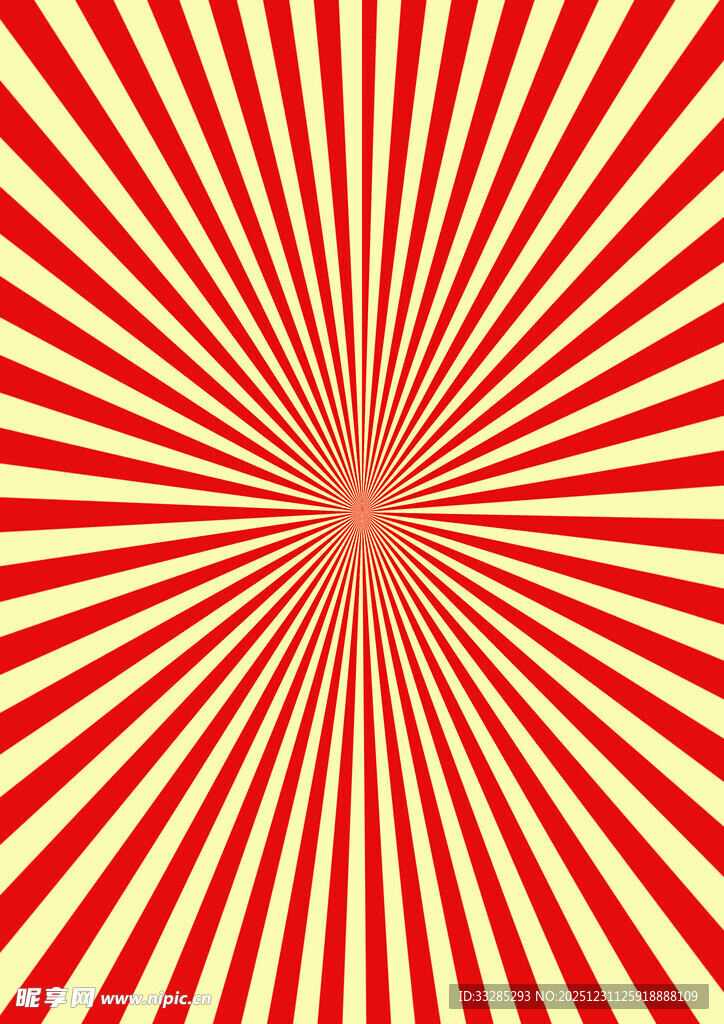 放射线海报红色素材背景竖版