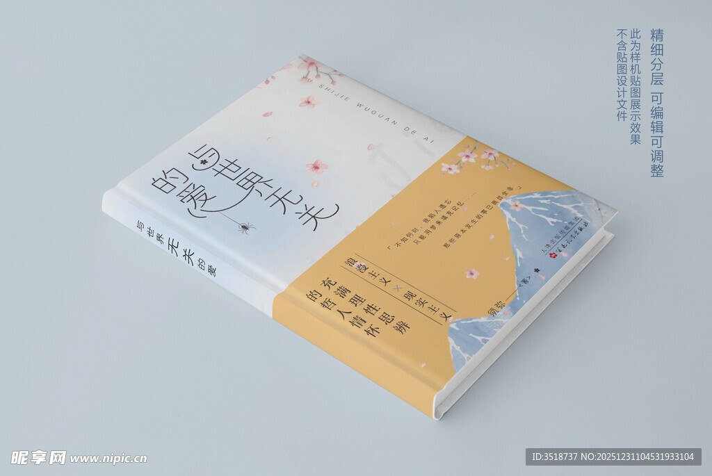 书本展示样机模板图片