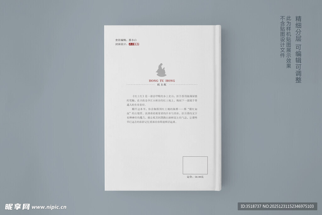 封底展示效果图样机