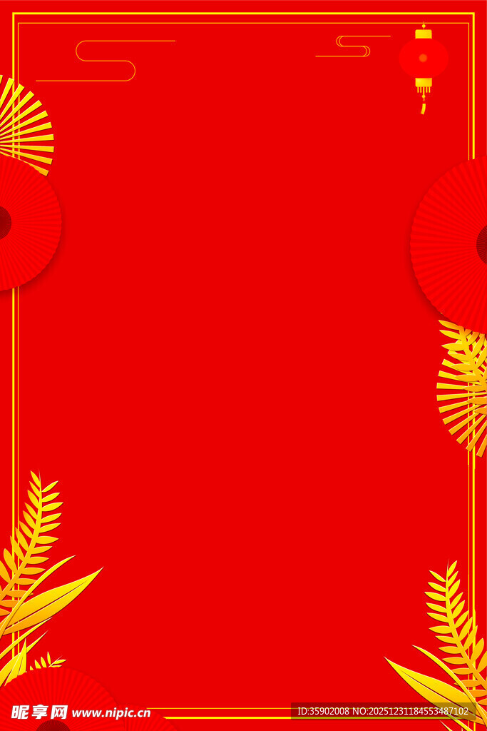 红色节庆背景图