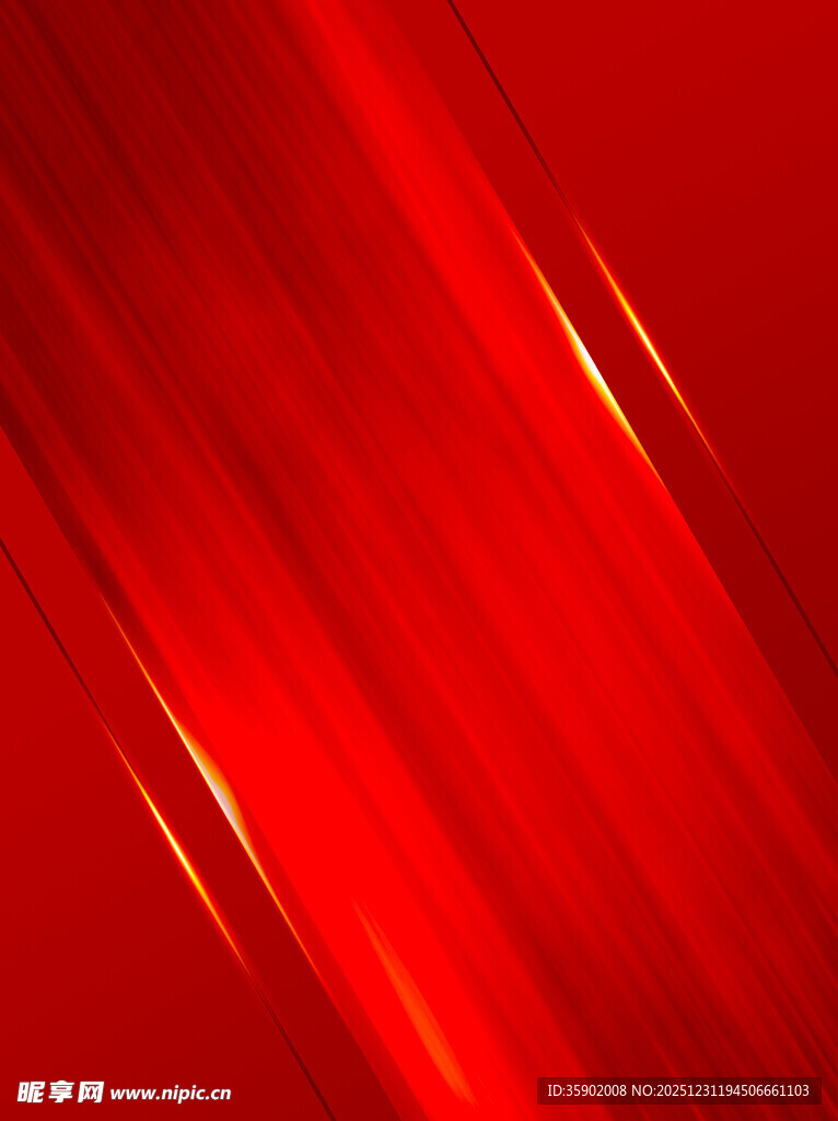 红色动感光线背景图