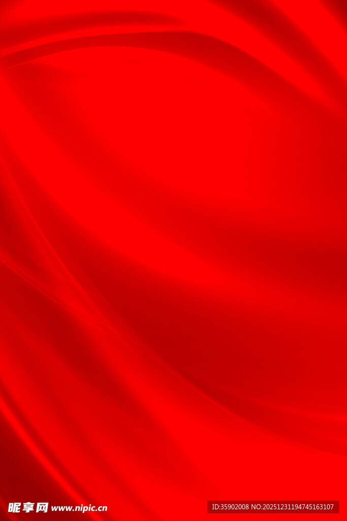 红色绸缎纹理背景图