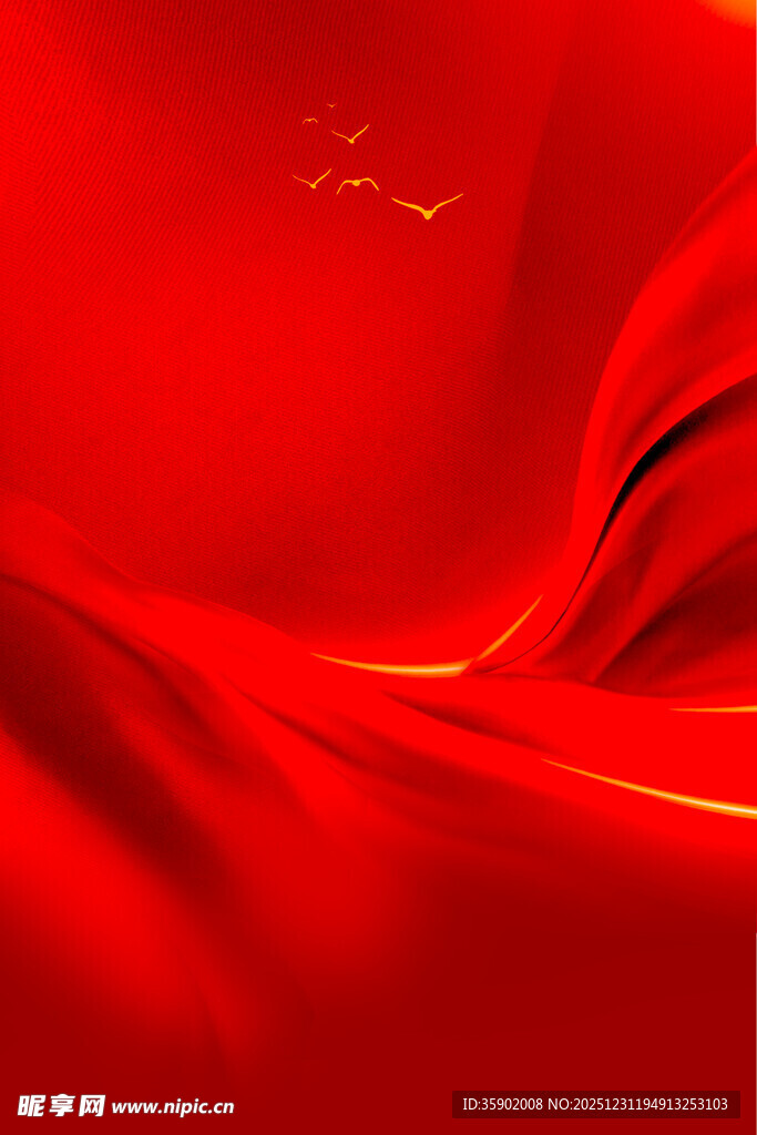 飘扬的中国红背景