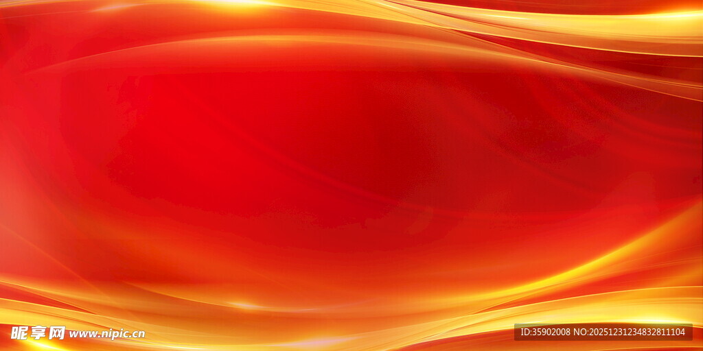 红色炫光动感抽象背景图