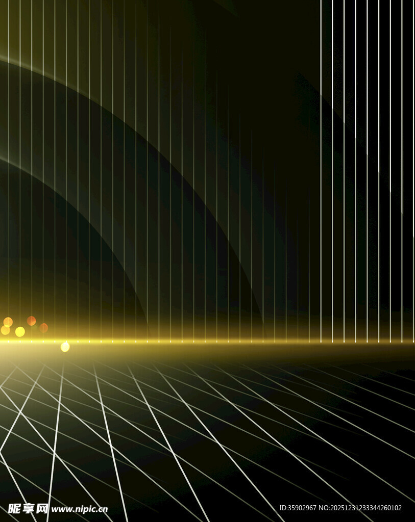 科技感线条光影背景图