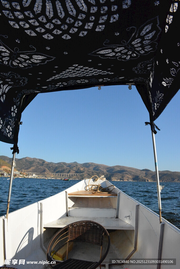 海上船只内景 视野开阔