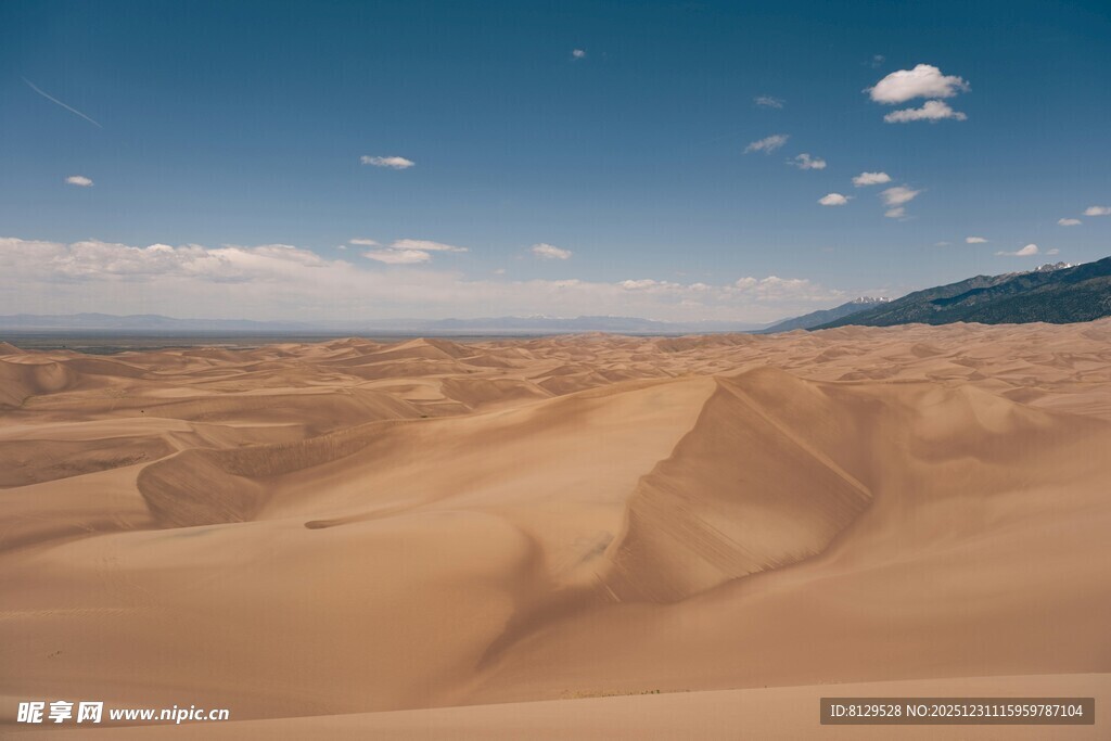 广袤沙漠风光