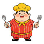 欢乐厨师形象