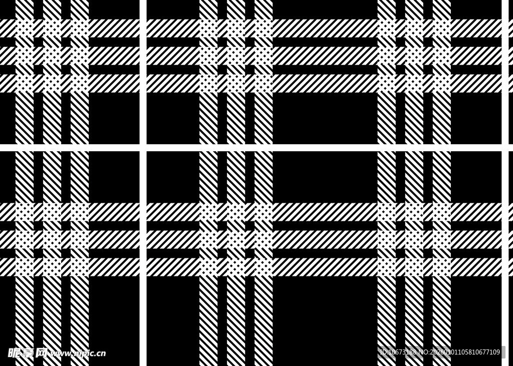 黑白格子纹理图案