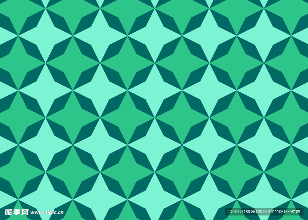 绿色几何图案背景纹理