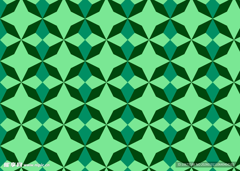 绿色几何图案背景纹理