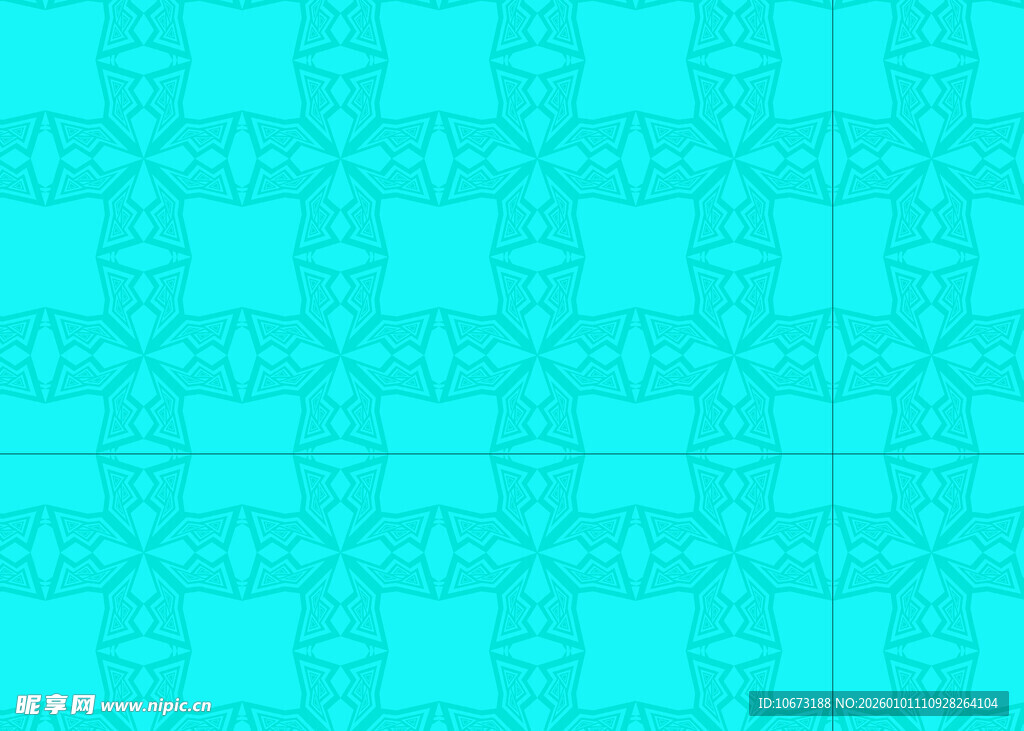 蓝绿色几何图案背景