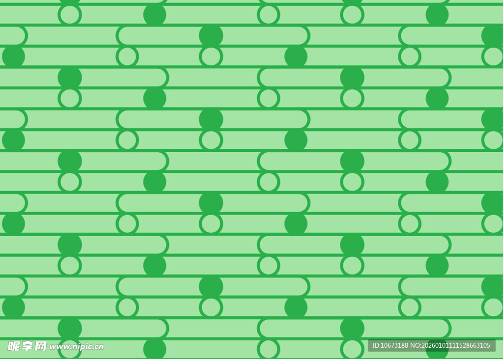 绿色三叶草重复图案背景