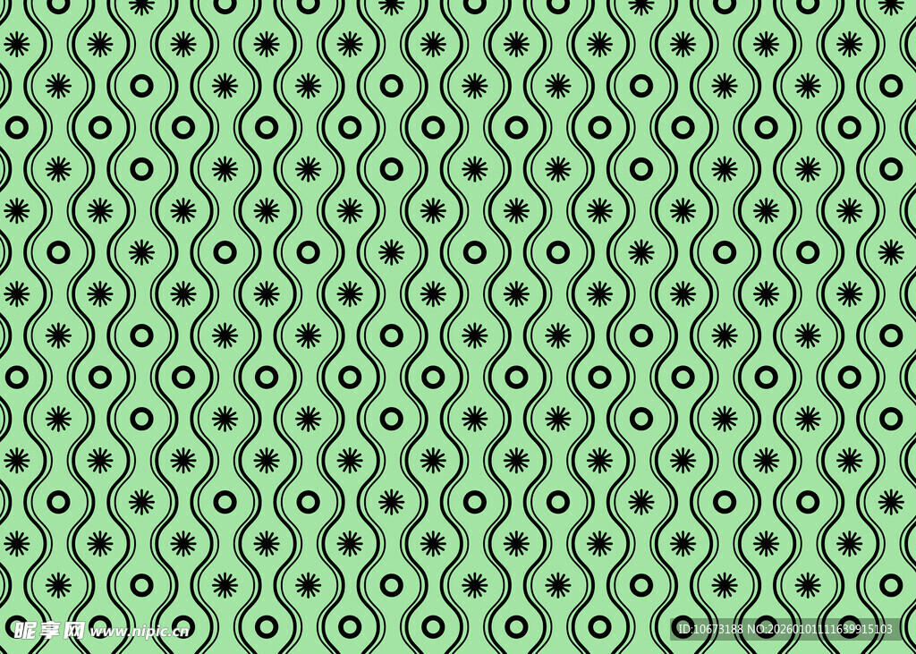 绿色几何图案纹理背景