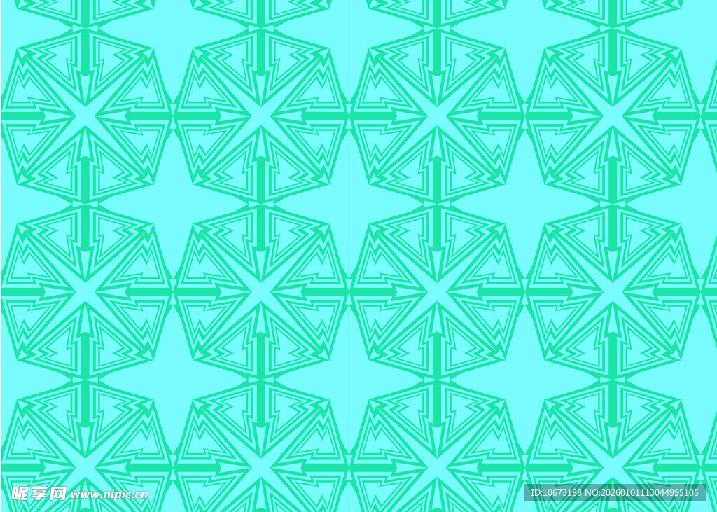蓝绿色几何图案背景纹理