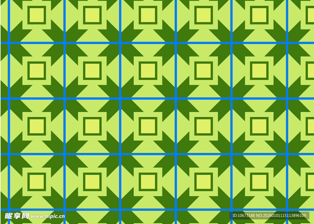 黄绿几何图案背景纹理