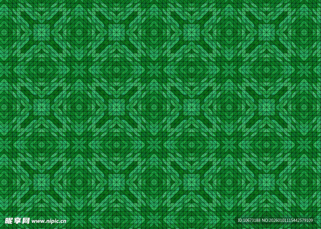 绿色几何图案背景纹理
