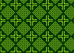 绿色几何图案无缝纹理