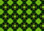绿色几何图案无缝背景