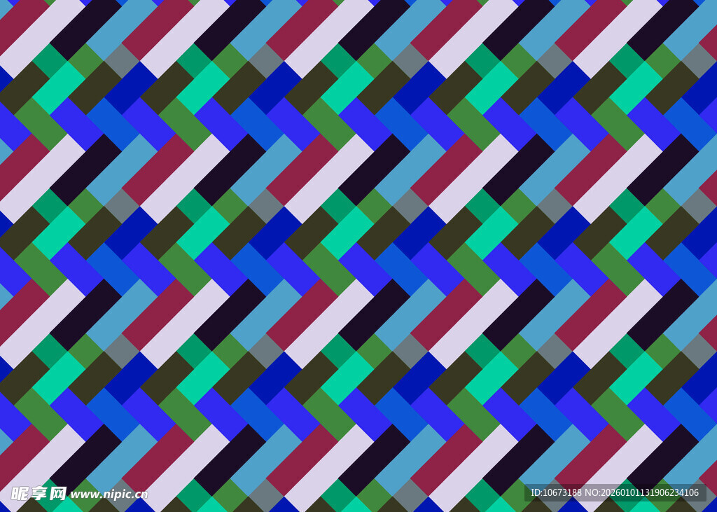 多彩条纹几何图案背景