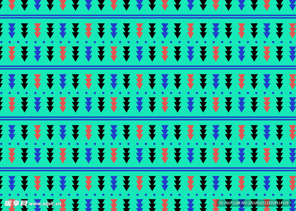 蓝绿相间条纹图案背景