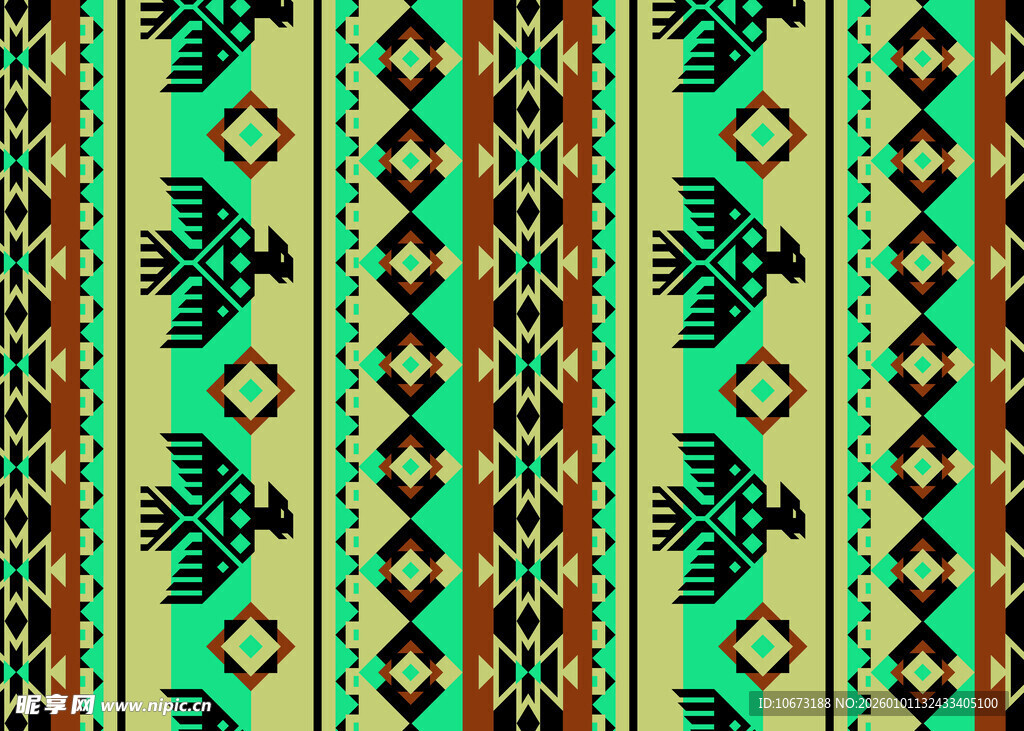 民族风几何图案纹理