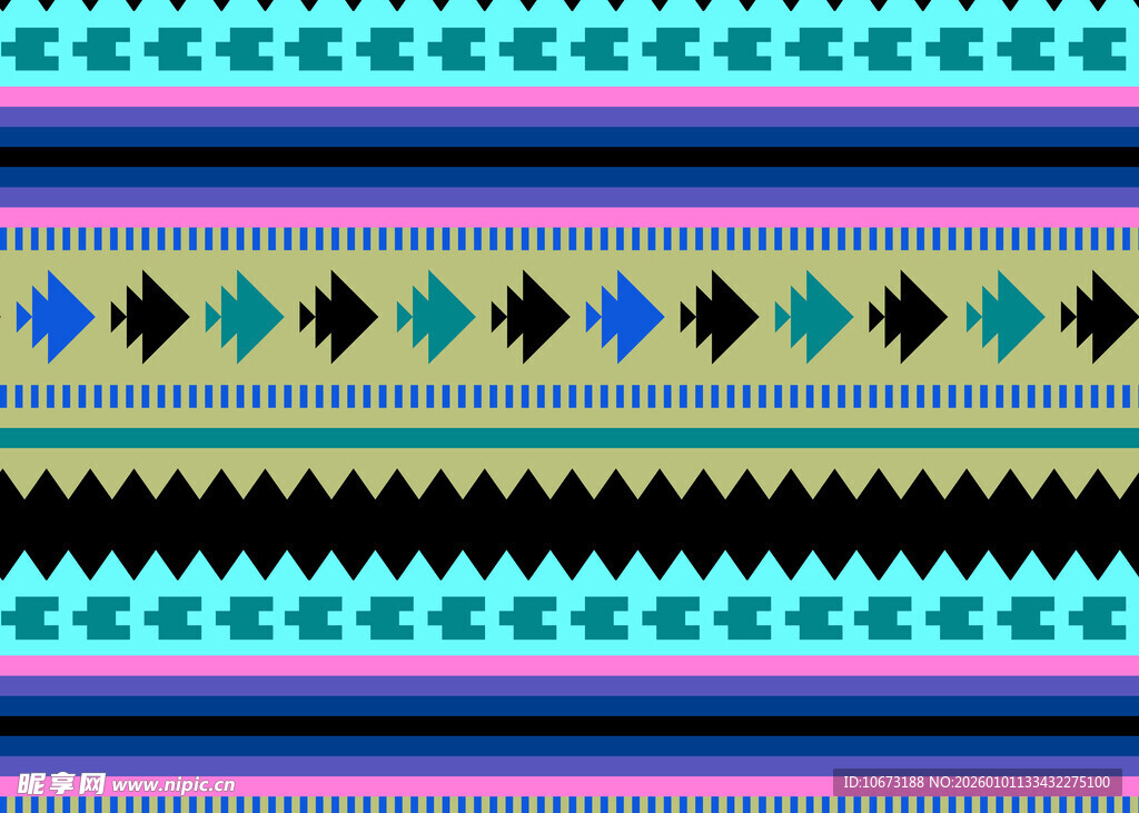 民族风几何图案纹理