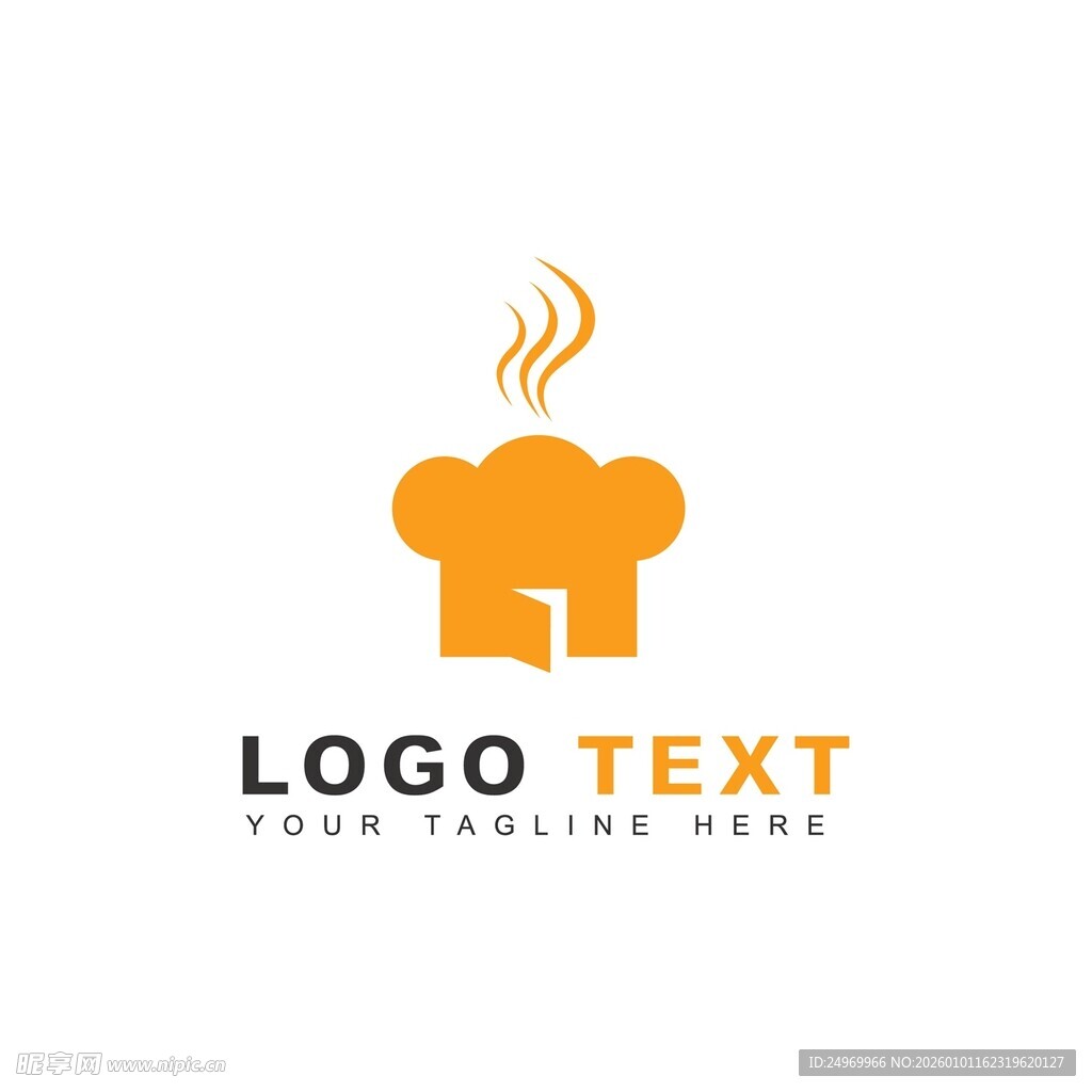 厨师帽标志设计