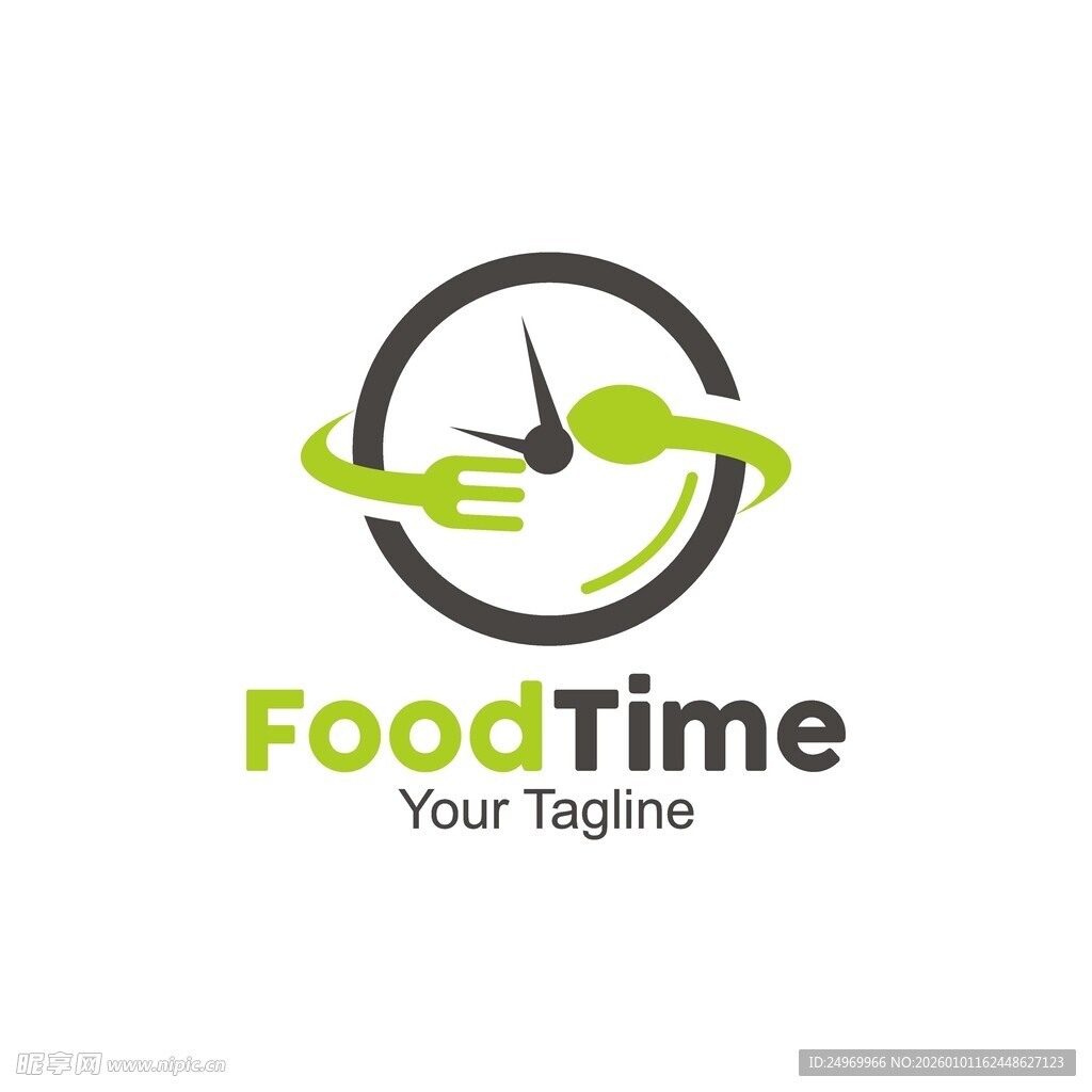 FoodTime餐饮标志设计