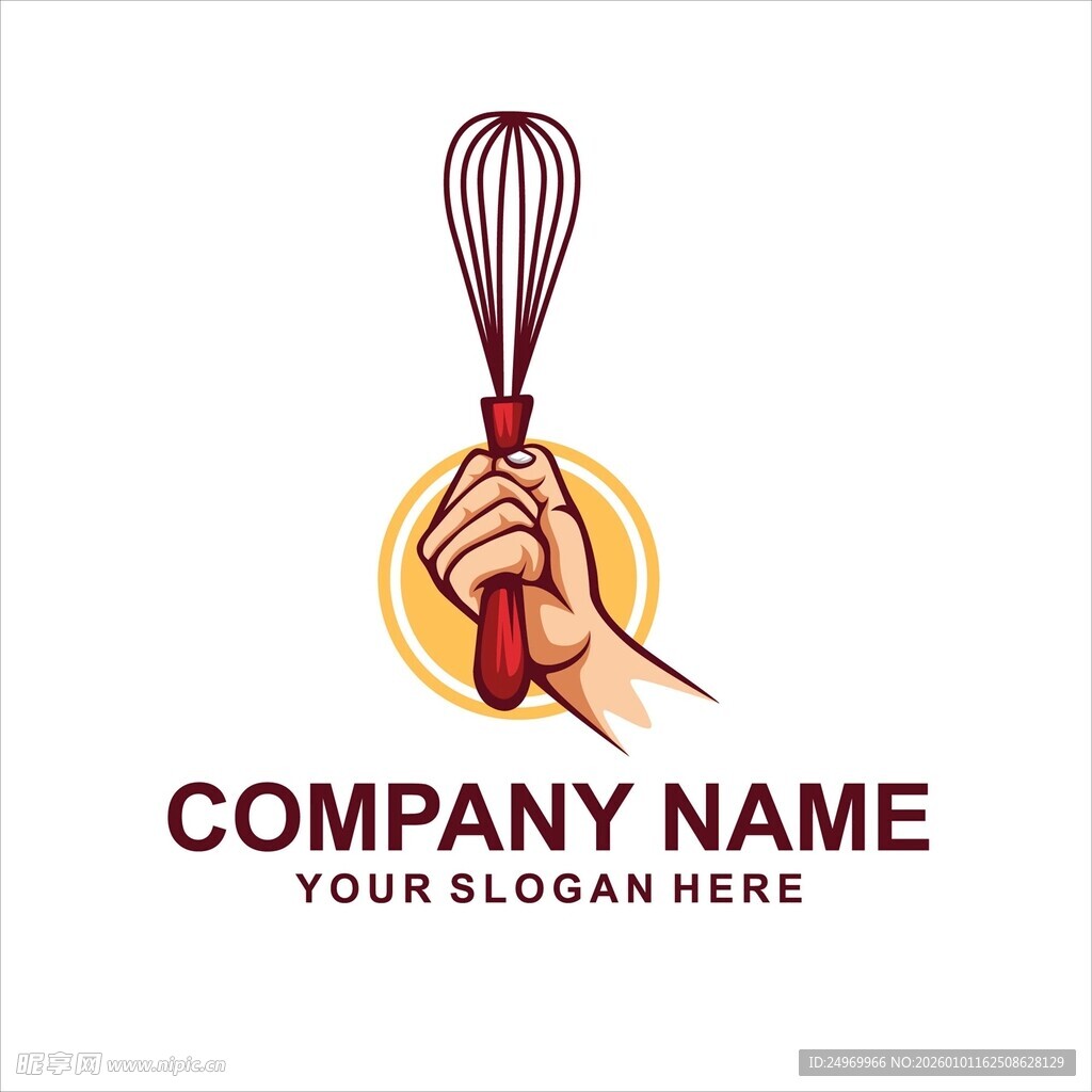 手持打蛋器标志设计