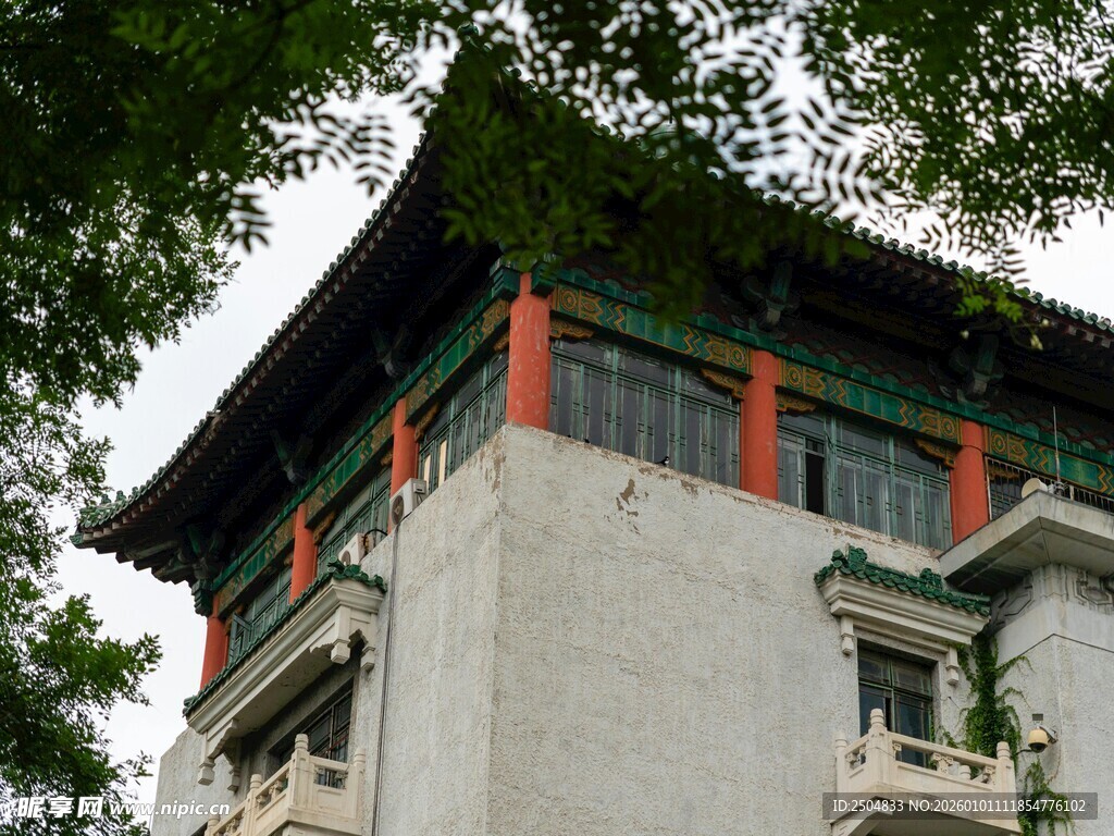 中式古建筑一角