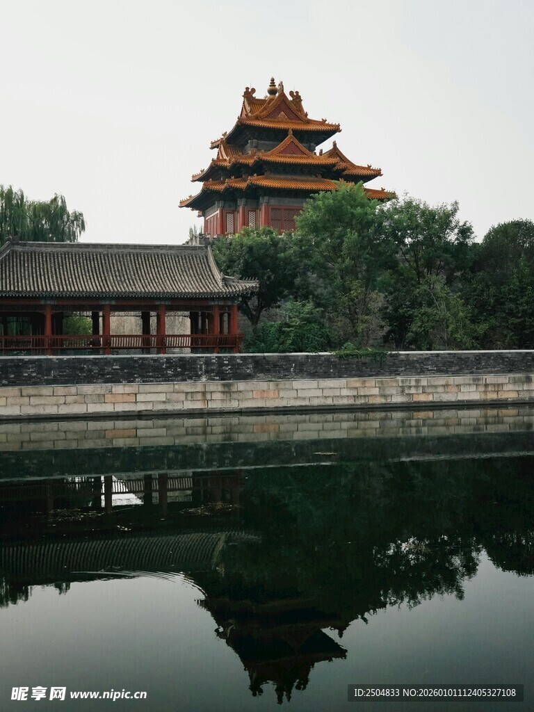 故宫角楼倒影美景