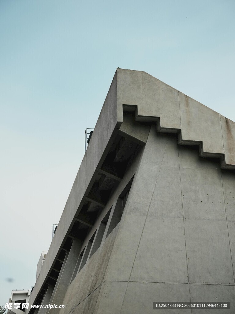 现代风格建筑一角