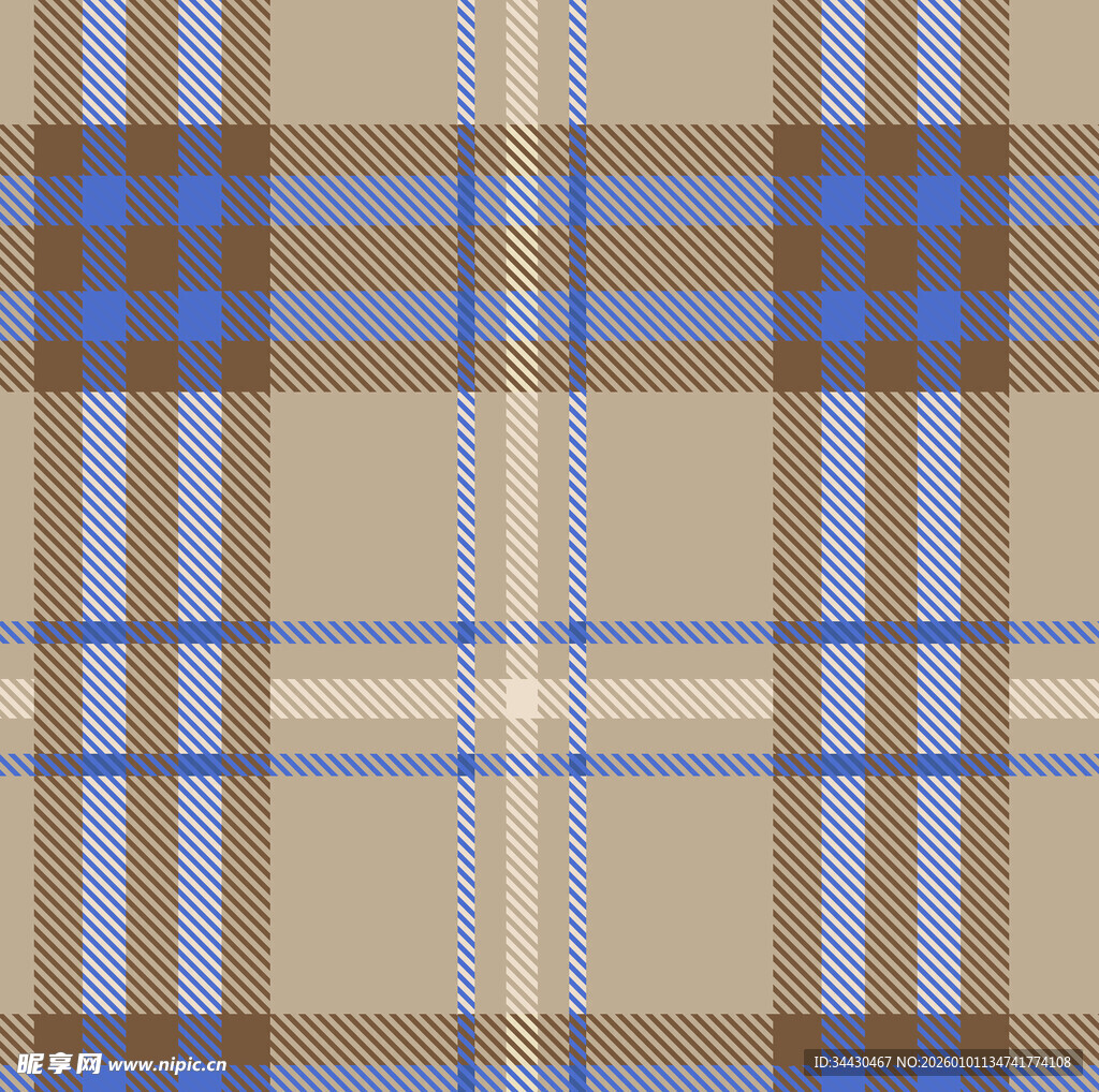 格子图案布料纹理