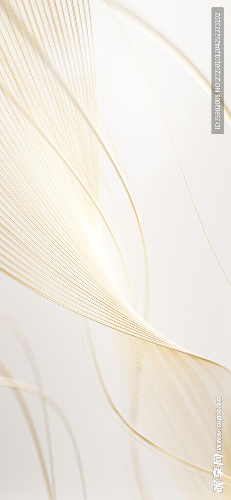 飘逸金色线条背景