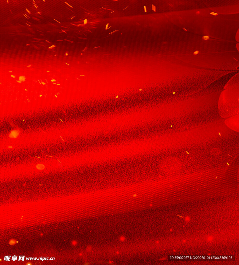 红色梦幻光影背景图