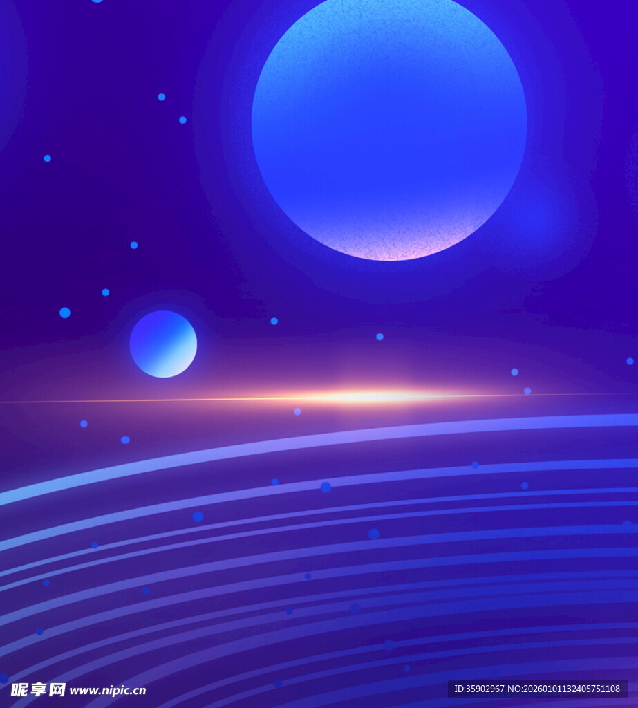 梦幻宇宙星球景观