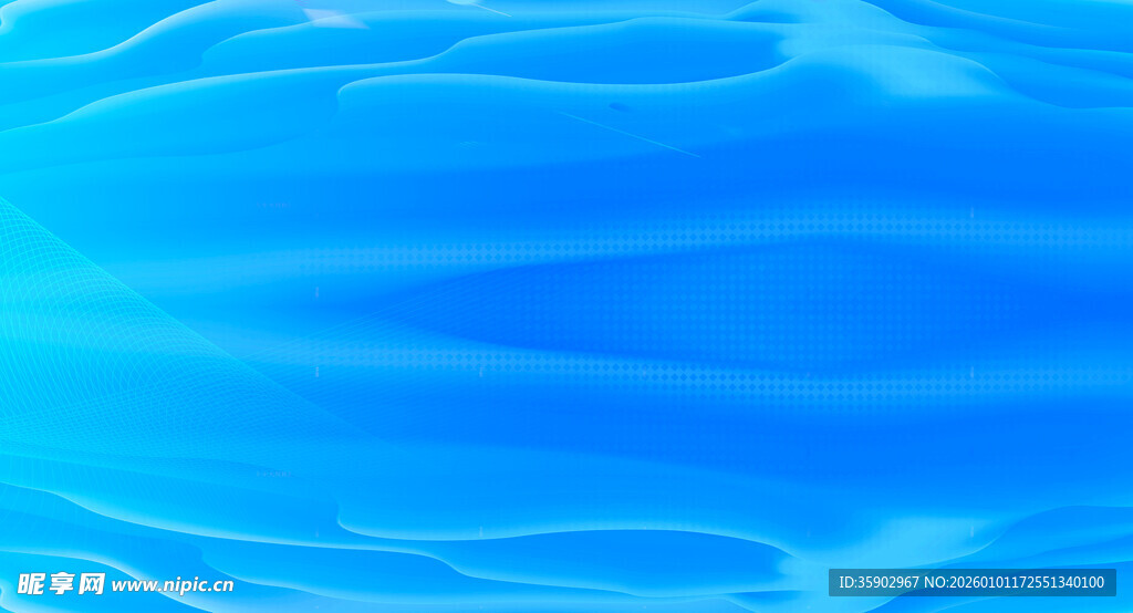 蓝色水波背景图