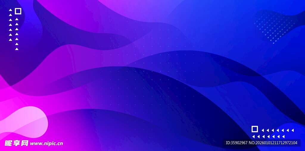 渐变流体背景科技风图案