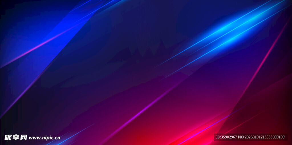 炫彩渐变流动光影背景