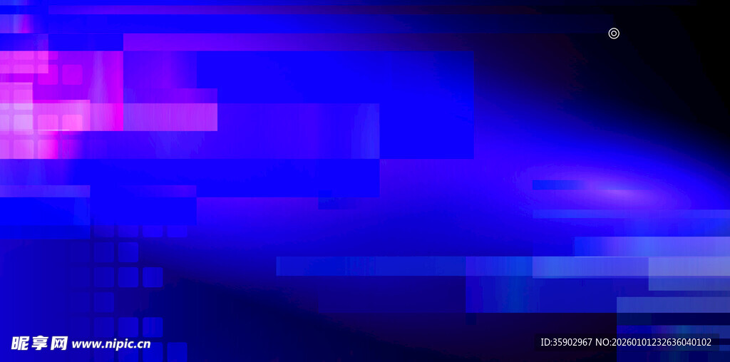 梦幻蓝紫渐变光影背景