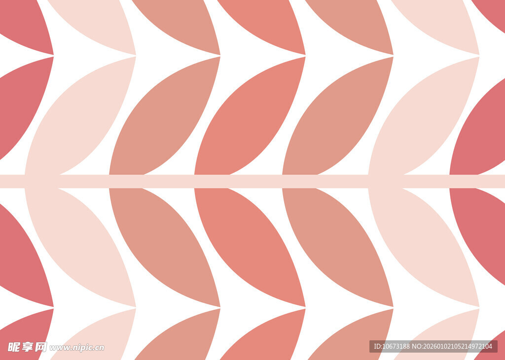 几何叶形图案背景纹理