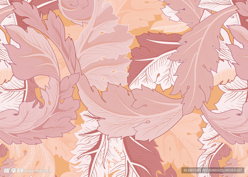 梦幻飘逸的抽象艺术图案