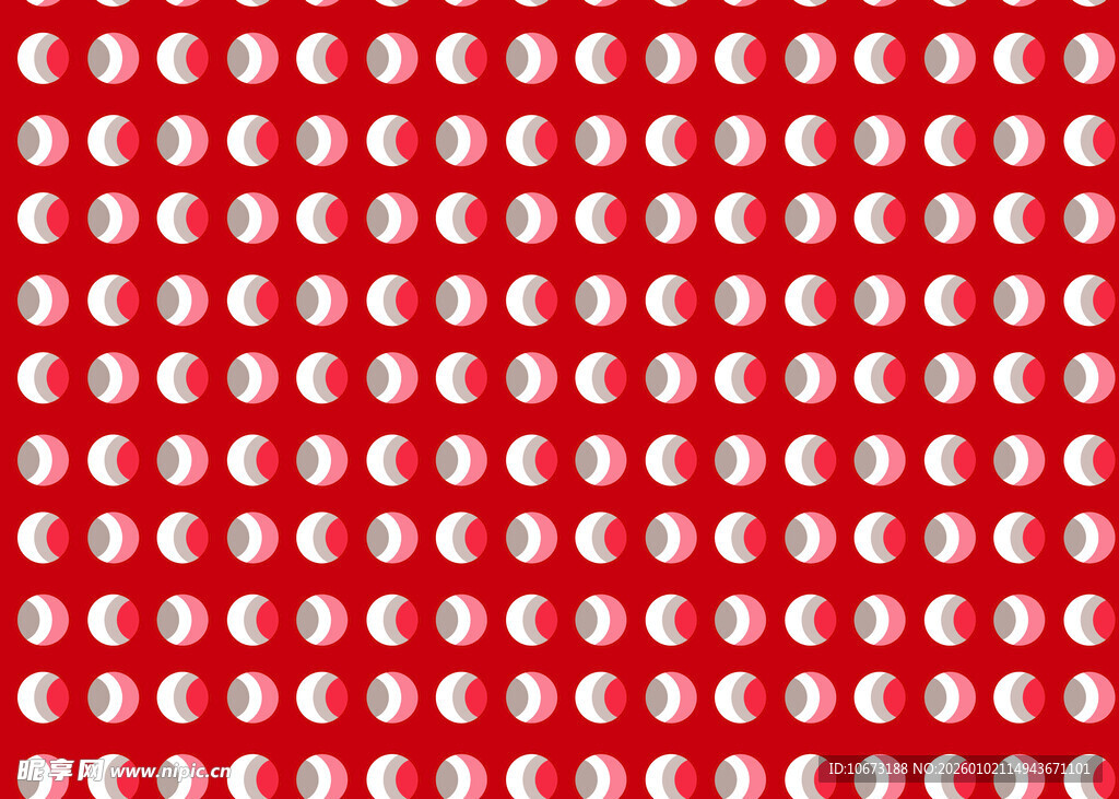红色圆点图案背景纹理